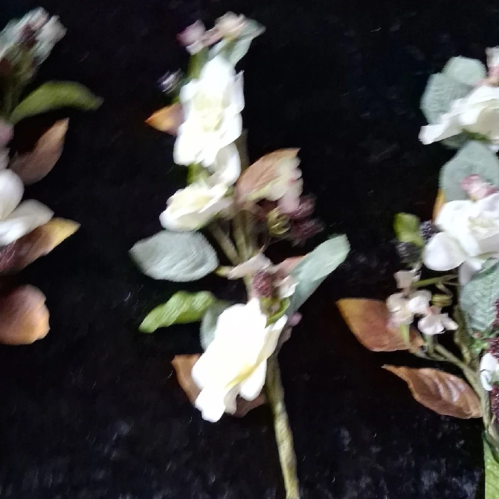 1 Dozen White and Pink Artificial Floral Rustic Garland Strands- Home Accents